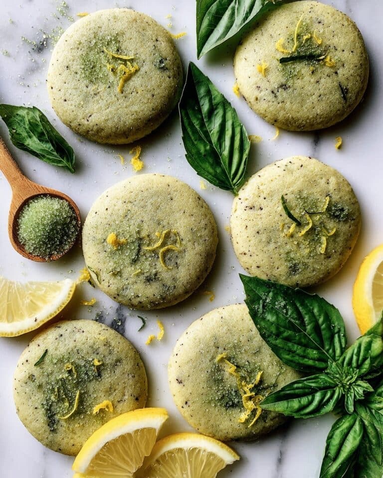 Lemon Basil Sugar Cookies Recipe