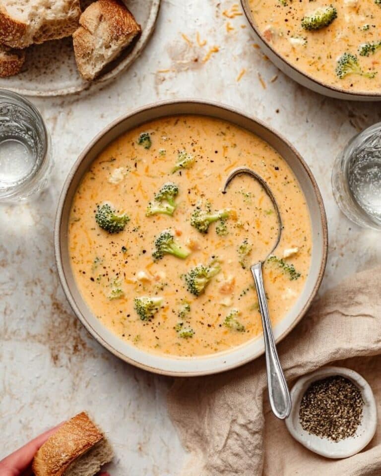 Instant Pot Broccoli Cheddar Soup Recipe