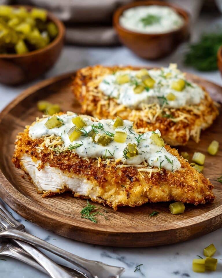 Dill Pickle Parmesan Chicken Recipe