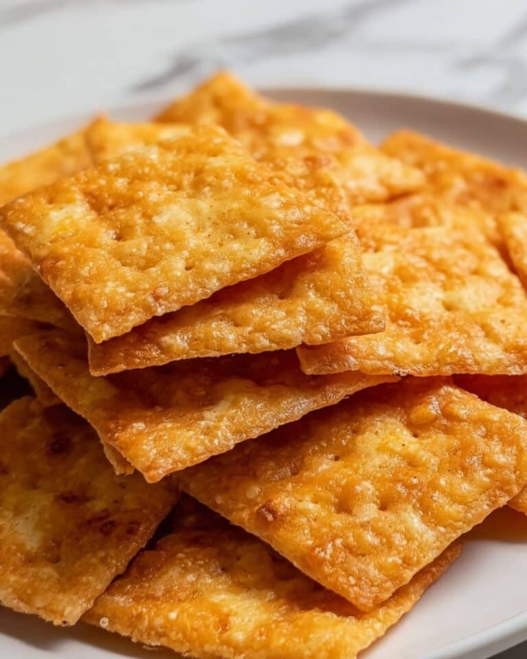 Rice Krispie Cheddar Crackers Recipe