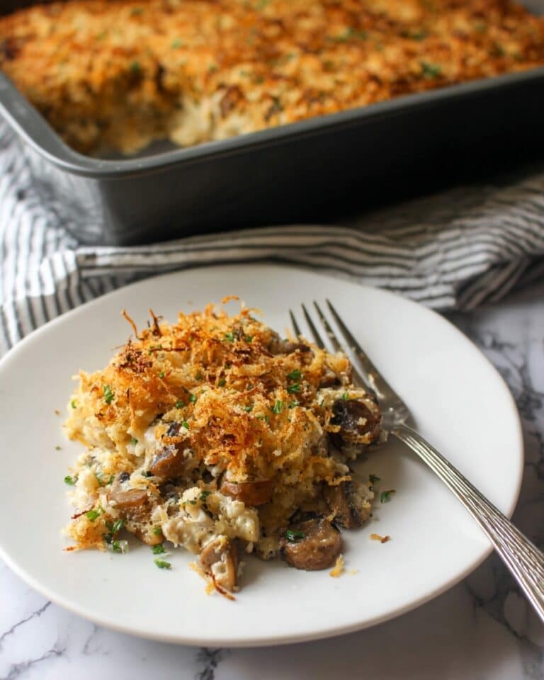 Stuffed Mushroom Casserole Recipe