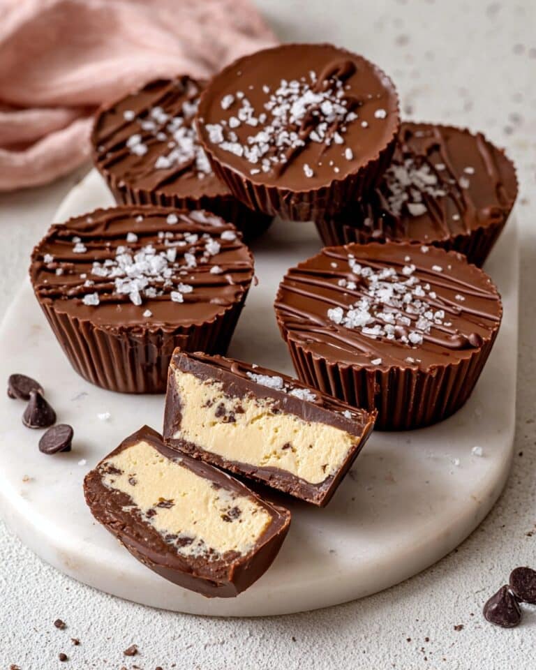 High Protein Yogurt Cookie Dough Cups for an Easy Guilt-Free Dessert Recipe