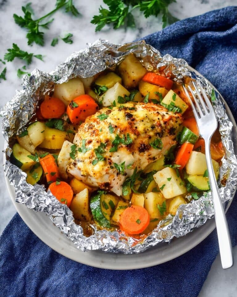 Flavorful Chicken and Veggie Foil Packs Recipe