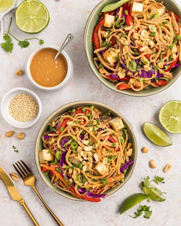 Cold Peanut Noodle Salad Recipe