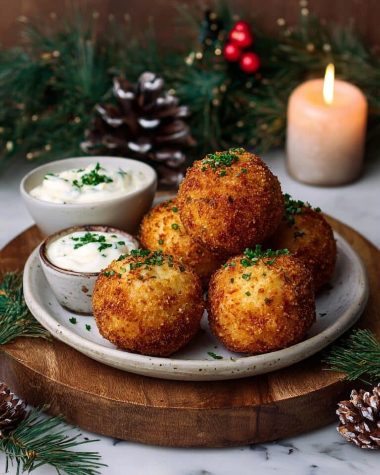 Cheesy Potato Leek Croquettes Recipe