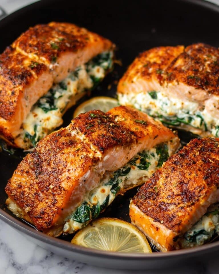 Baked Stuffed Salmon Recipe