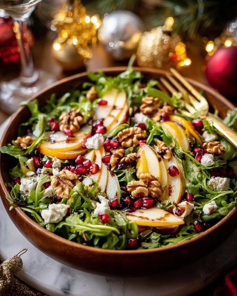 Christmas Salad with Honey Mustard Dressing Recipe