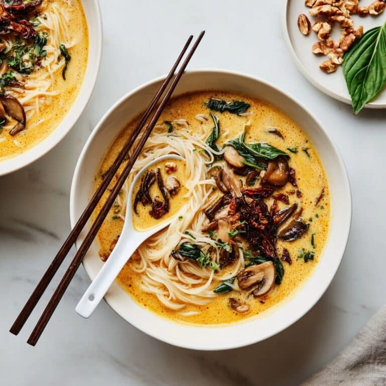 Peanut Satay Noodle Soup Recipe