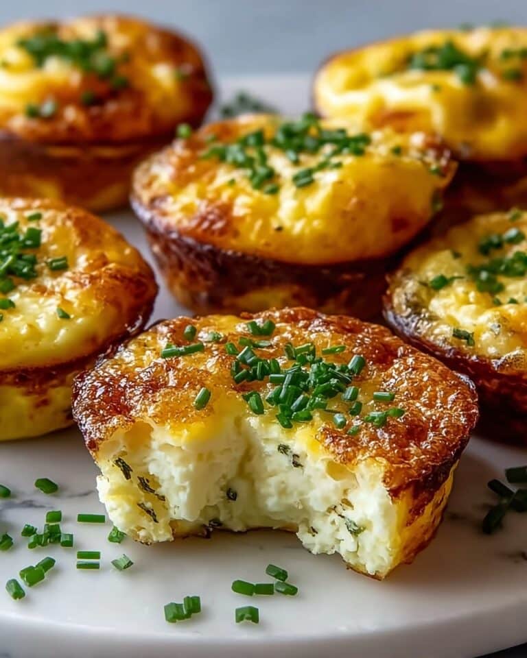 Fluffy Breakfast Cottage Cheese Egg Bites Recipe