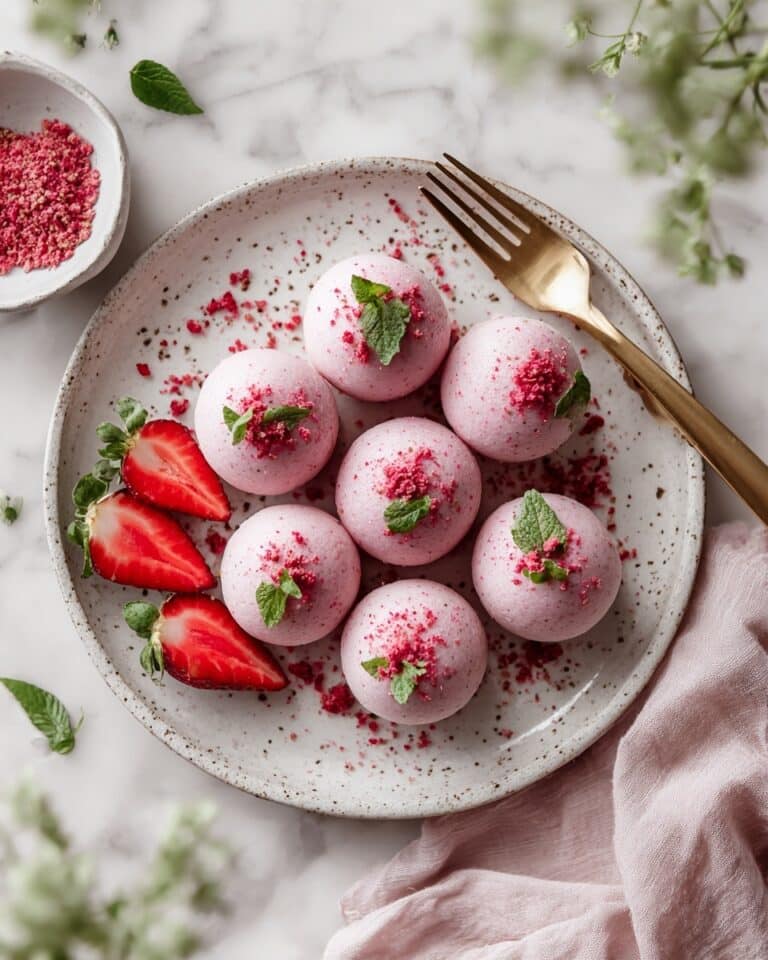 Strawberry Cheesecake Protein Balls Recipe