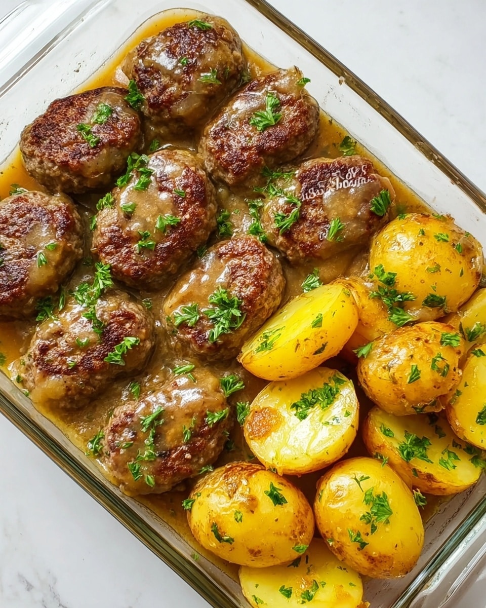 A clear glass baking dish holds six raw meat kebabs shaped like small ovals, each mixed with green herbs and white onion bits, arranged in two vertical rows on the left side of the image. To the right, a clear glass bowl contains the remaining meat mixture showing a dense texture with visible green herb flakes and white onion pieces, and two lemon wedges are partially visible at the back edge inside the bowl. Both dishes sit on a white marbled textured surface. photo taken with an iphone --ar 4:5 --v 7