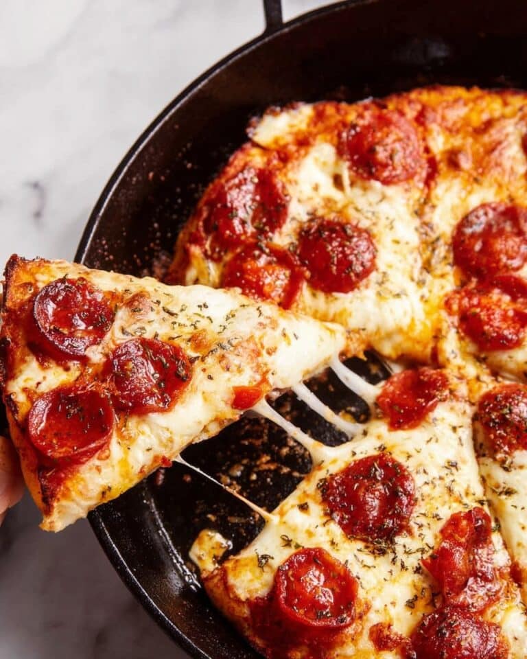 Cast Iron Skillet Pizza Recipe