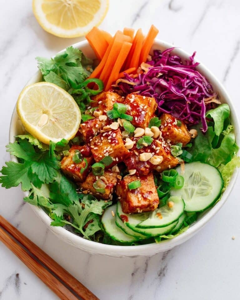 Spicy Tofu Salad Bowls Recipe