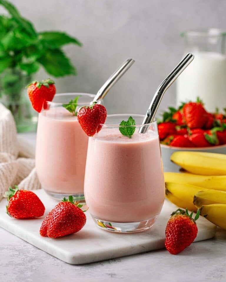 Strawberry Banana Avocado Smoothie Recipe