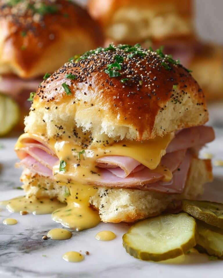 Pickle-Garlic Butter Cuban-Inspired Pull-Apart Sliders Recipe