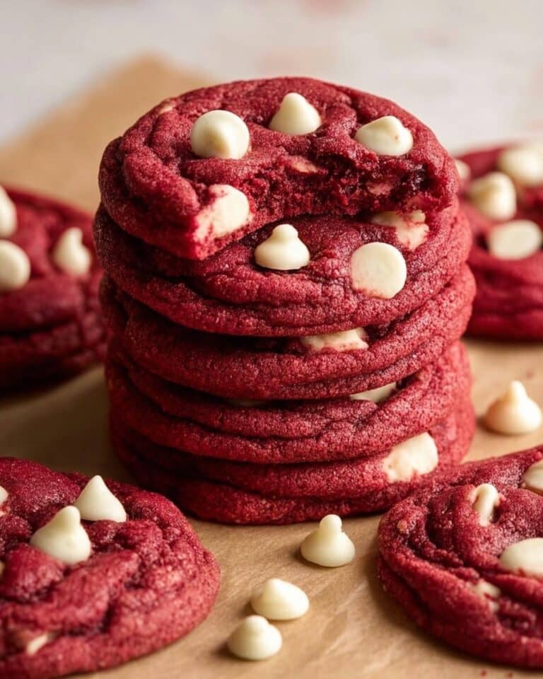 Red Velvet Cookies with White Chocolate Recipe