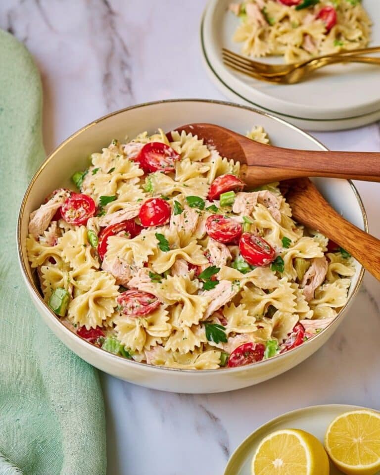 Lemon Chicken Boursin Pasta Salad Recipe