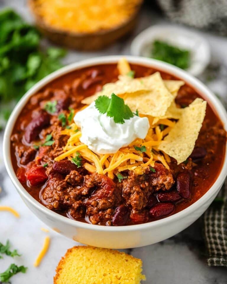 Hearty Turkey Chili with Smoked Paprika and Kidney Beans Recipe