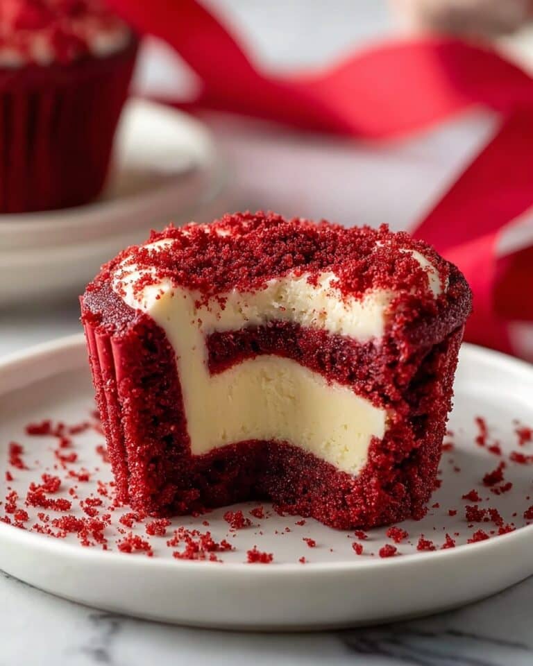 Homemade Red Velvet Brownie Bites with Cream Cheese Swirl Recipe