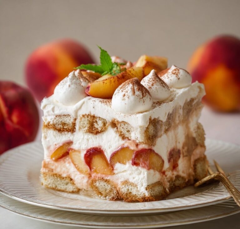 Peach Tiramisu Recipe