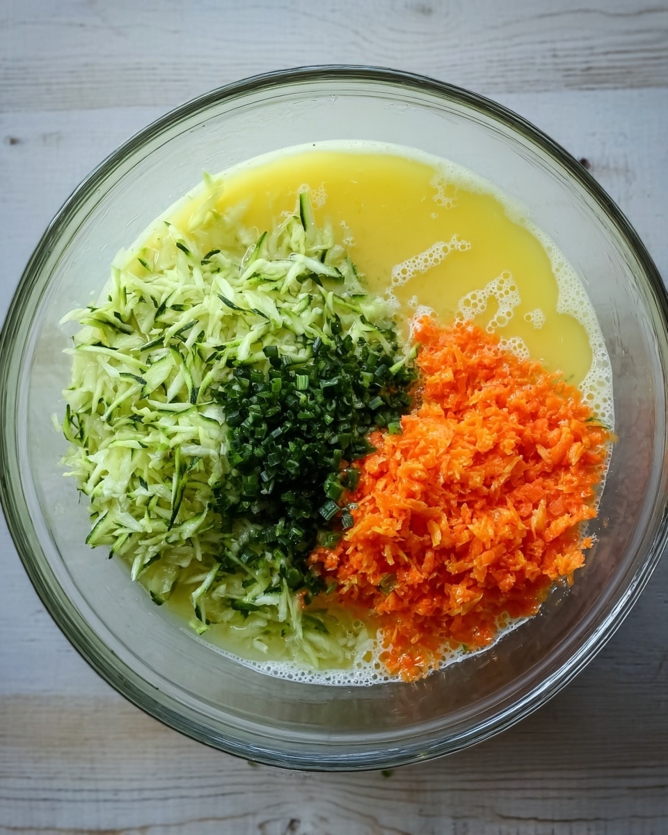 The image shows a white plate with a rectangular vegetable frittata cut into long, thick strips. The frittata has two layers visible: a pale yellow egg base mixed with small green leafy pieces evenly spread throughout. The top is lightly browned with a soft, firm texture, and the sides reveal the green herbs and vegetables mixed inside. A woman's hand is holding one piece of the frittata while a knife lies on the white marbled surface next to the plate. photo taken with an iphone --ar 4:5 --v 7