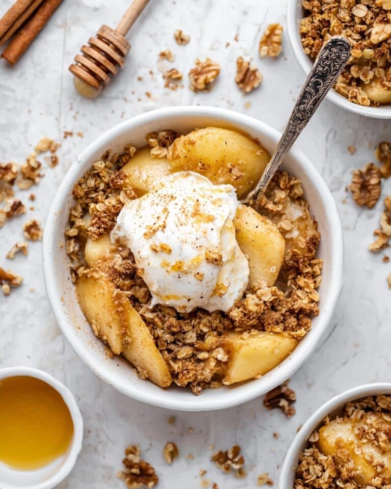 Healthy High Protein Apple Crisp Recipe