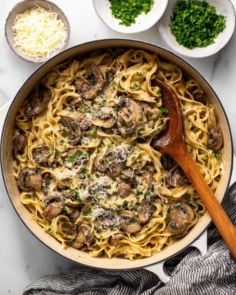 Creamy Mushroom Stroganoff Recipe