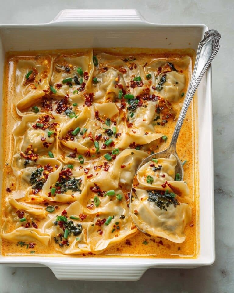 Trader Joe’s Dumpling Bake with Thai Red Curry Coconut Sauce Recipe