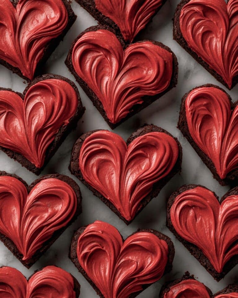 Valentine’s Day Heart-Shaped Brownies Recipe