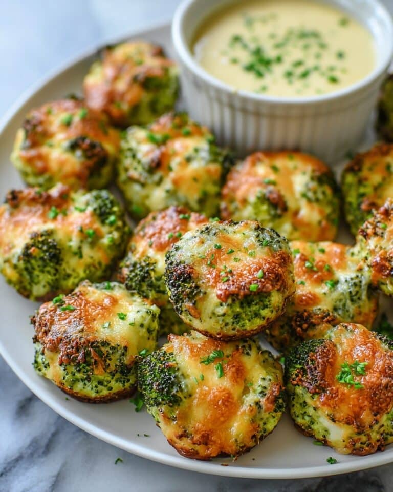 Baked Broccoli Cheese Balls Recipe