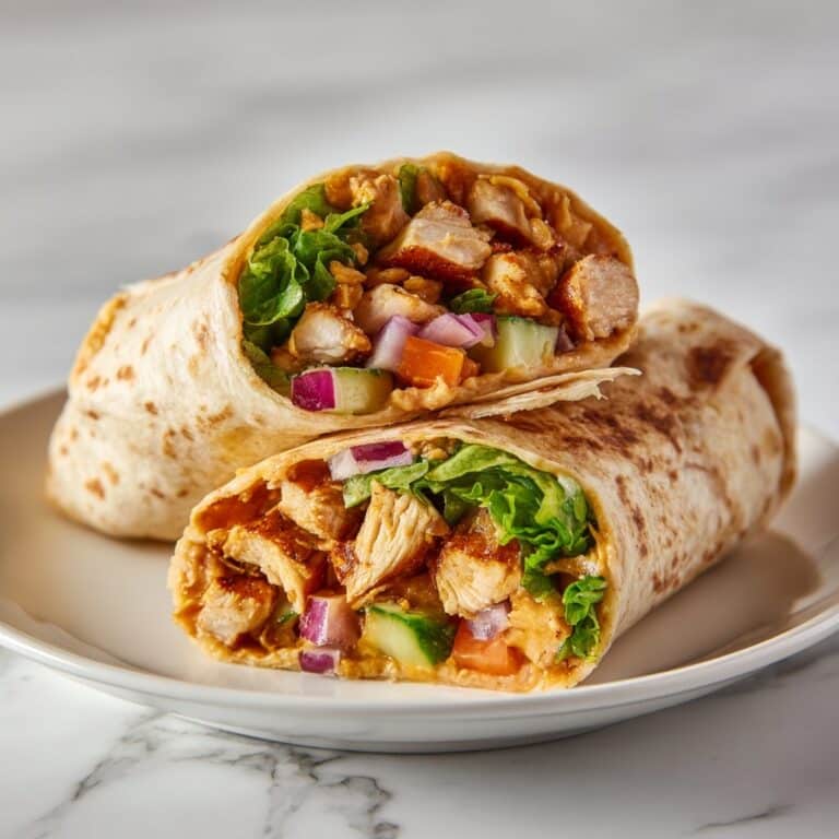 BBQ Grilled Chicken Wrap Recipe